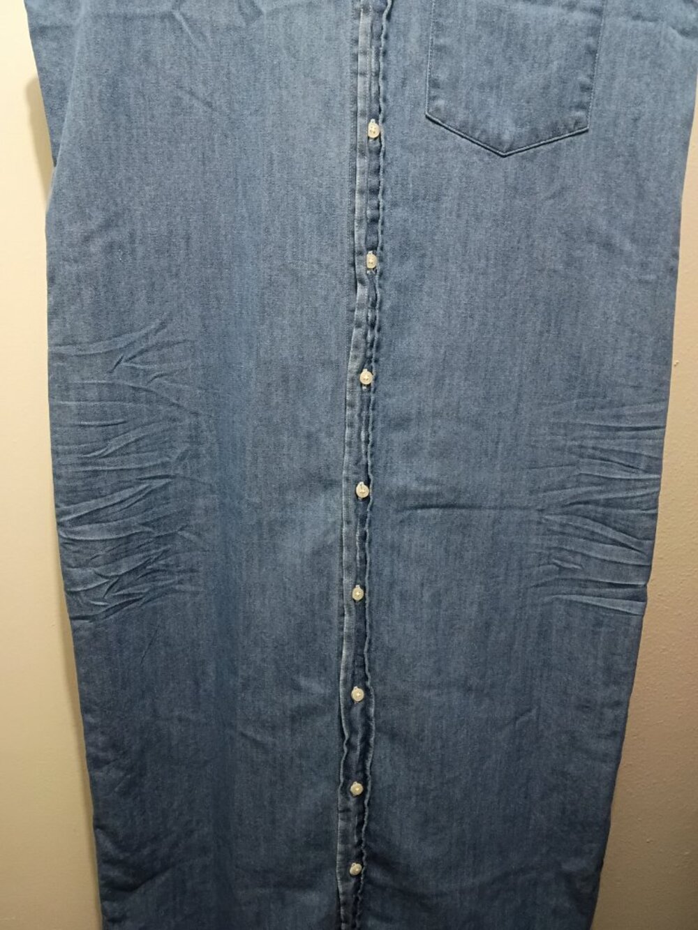 FRANK & EILEEN Rory sleeveless maxi shirtdress (M) - Picture 5 of 16